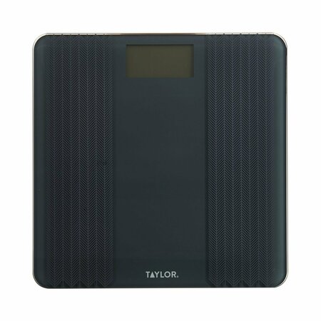 TAYLOR PRECISION PRODUCTS Digital Glass Scale with Textured Herringbone Design, 500-Lb. Capacity 5273274